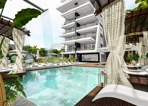 Квартиры планировок 2+1 в новом комплексе Кестеля