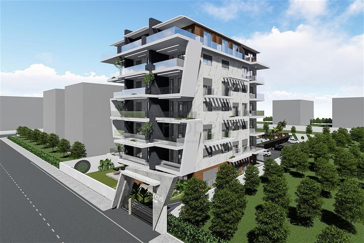 Новый проект в районе Кестель всего в 100 метрах от моря