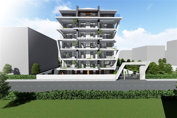 Новый проект в районе Кестель всего в 100 метрах от моря