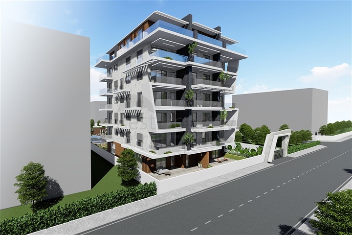 Новый проект в районе Кестель всего в 100 метрах от моря