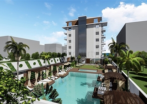 Новый проект в районе Кестель всего в 100 метрах от моря