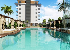 Новый проект в районе Кестель всего в 100 метрах от моря