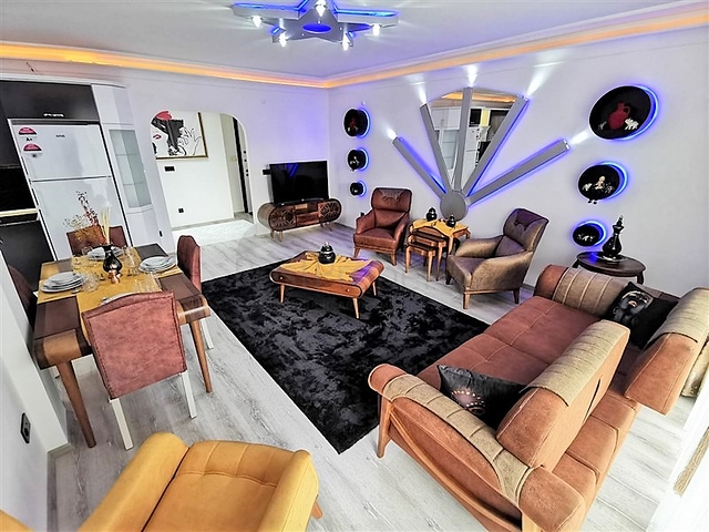 Меблированная квартира с двумя спальнями в Махмутларе