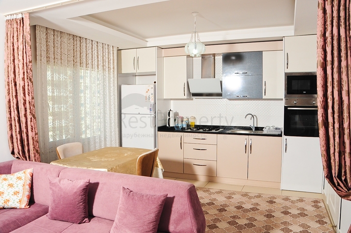 Меблированная квартира планировки 1+1 в Махмутларе