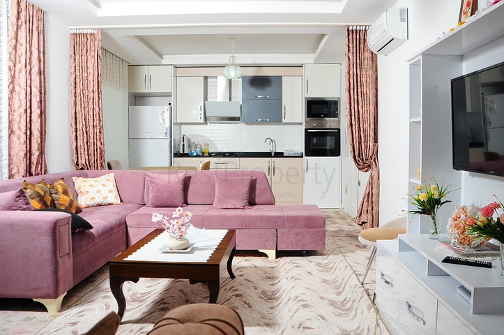 Меблированная квартира планировки 1+1 в Махмутларе