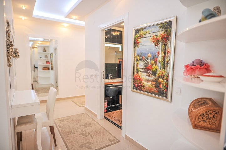 Меблированная квартира с двумя спальнями в районе Оба