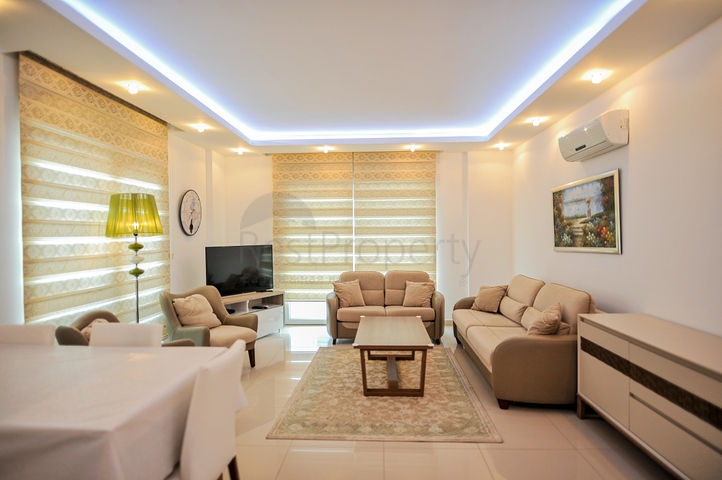 Меблированная квартира с двумя спальнями в районе Оба