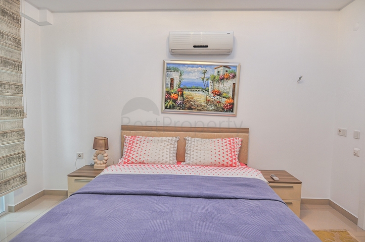 Меблированная квартира с двумя спальнями в районе Оба