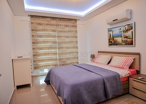 Меблированная квартира с двумя спальнями в районе Оба