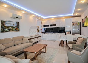 Меблированная квартира с двумя спальнями в районе Оба