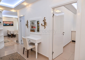 Меблированная квартира с двумя спальнями в районе Оба