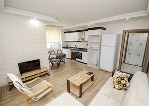 Двухкомнатная квартира с мебелью в районе Хурма Коньяалты