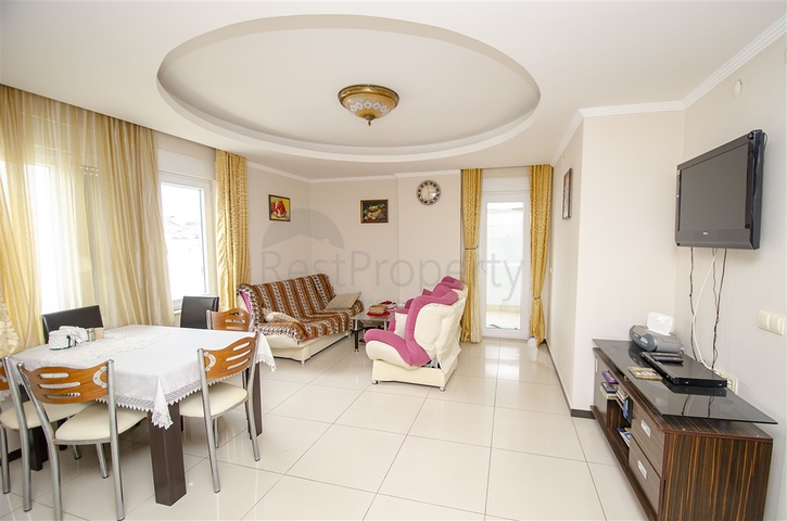 Квартира 2+1 с мебелью в Лимане 800 м до моря