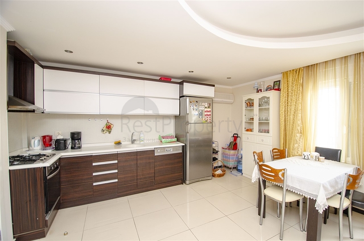 Квартира 2+1 с мебелью в Лимане 800 м до моря