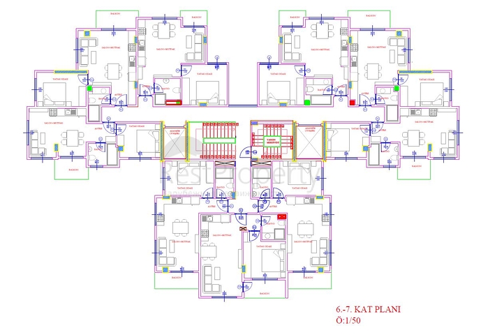 Квартиры в новом жилом комплексе в центре Алании