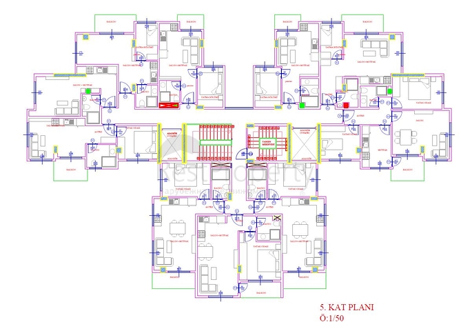 Квартиры в новом жилом комплексе в центре Алании