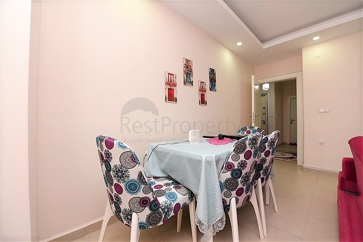 Меблированная квартира планировки 3+1 в Махмутларе