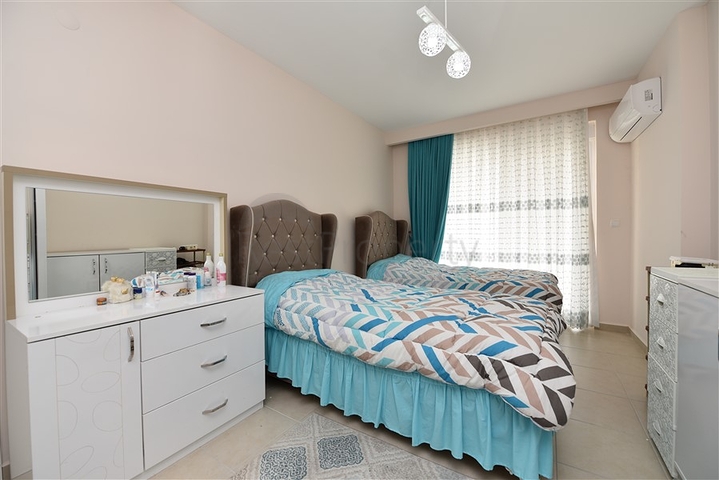 Меблированная квартира планировки 3+1 в Махмутларе