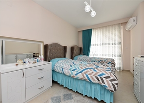 Меблированная квартира планировки 3+1 в Махмутларе