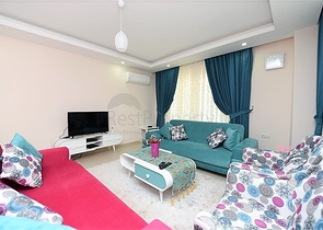 Меблированная квартира планировки 3+1 в Махмутларе