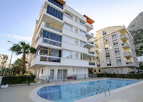 Квартира 2+1 в комплексе с газом в Коньяалты Анталья