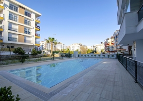 Квартира 2+1 в комплексе с газом в Коньяалты Анталья