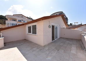 Трехкомнатный пентхаус с видом на море в районе Каргыджак