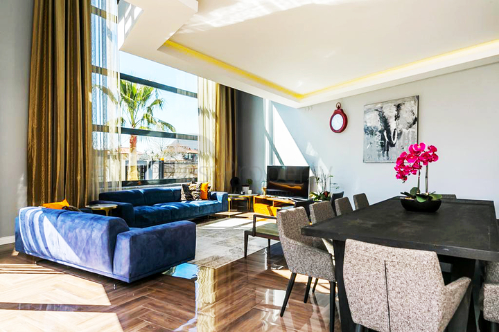 Отдельностоящая вилла 4+1 в районе Дошемеальты Анталья