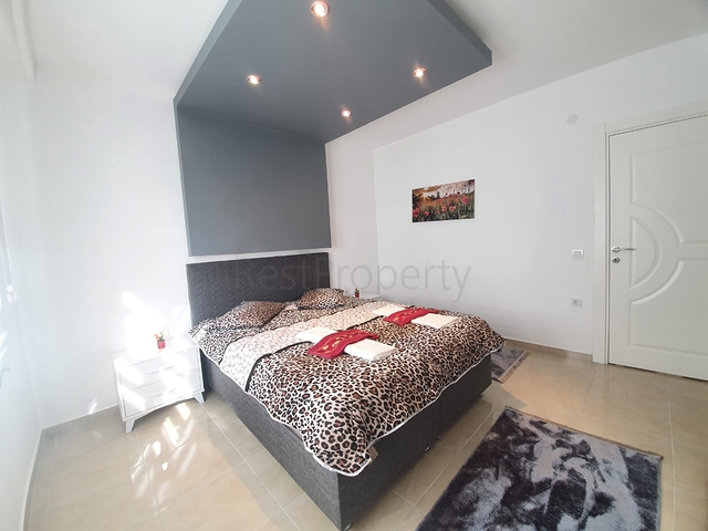 Меблированная квартира планировкой 1+1  в районе Махмутлар