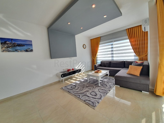 Меблированная квартира планировкой 1+1  в районе Махмутлар