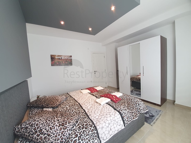 Меблированная квартира планировкой 1+1  в районе Махмутлар