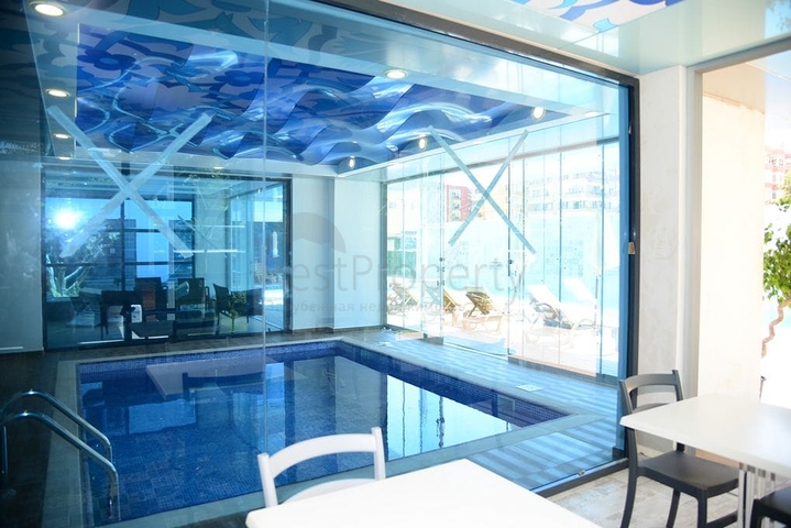 Меблированная квартира планировкой 1+1  в районе Махмутлар