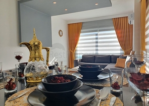 Меблированная квартира планировкой 1+1  в районе Махмутлар