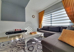 Меблированная квартира планировкой 1+1  в районе Махмутлар