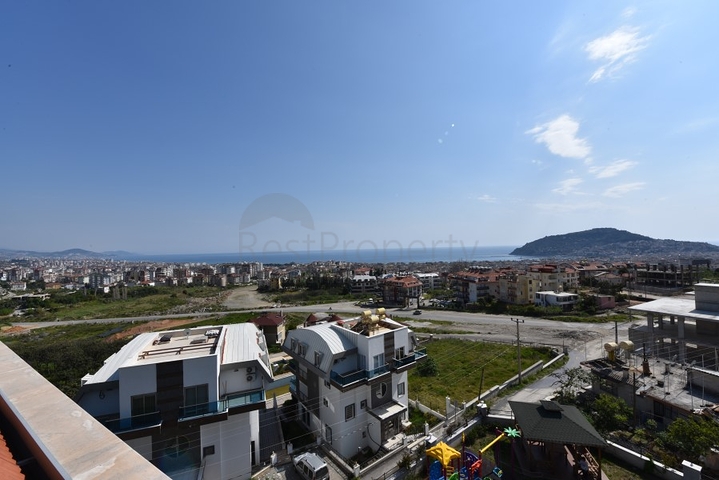 Пентхаус 2+1 в центральной части города с видом на море