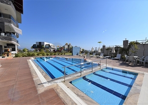 Пентхаус 2+1 в центральной части города с видом на море