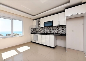 Просторный пентхаус 3+1 с панорамным видом на море 