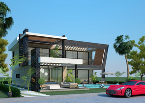 Элитная вилла 4+1 в Чамьюва Кемере 300 м до пляжа