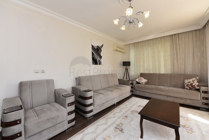 Трехкомнатные меблированные апартаменты в районе Махмутлар