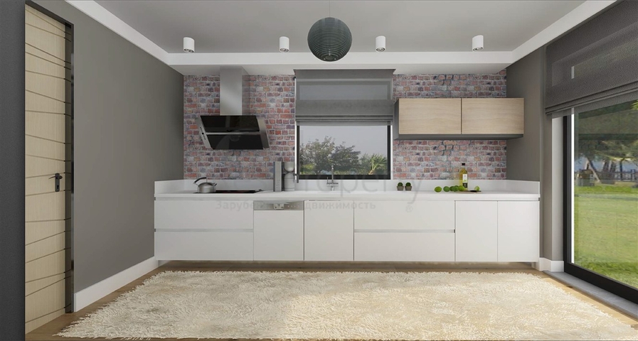 Продажа вилл 6+1 с собственным бассейном и садом в Коньяалты