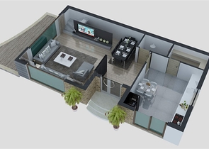 Продажа вилл 6+1 с собственным бассейном и садом в Коньяалты