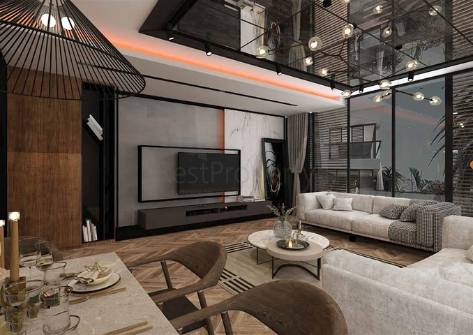 Роскошные виллы 6+1 в черте города Анталии