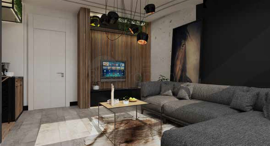 Роскошные виллы 6+1 в черте города Анталии