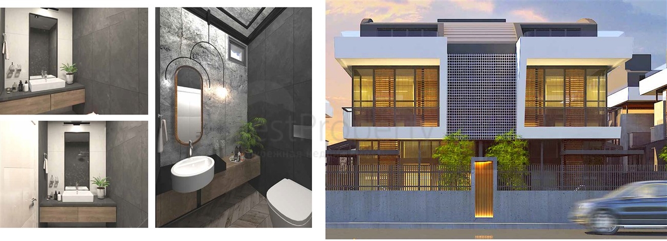 Роскошные виллы 6+1 в черте города Анталии