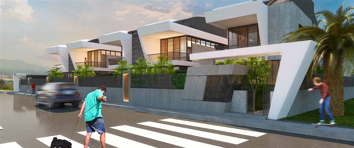 Роскошные виллы 6+1 в черте города Анталии