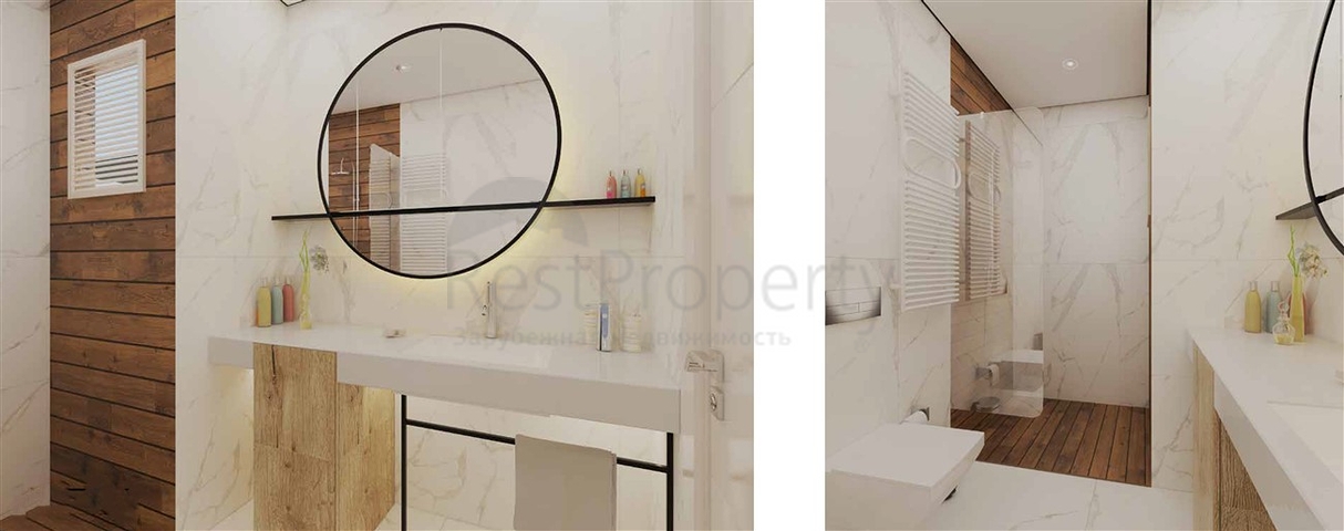 Роскошные виллы 6+1 в черте города Анталии