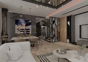 Роскошные виллы 6+1 в черте города Анталии