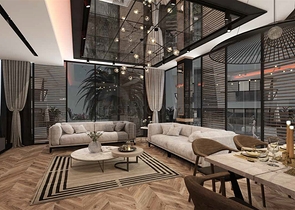 Роскошные виллы 6+1 в черте города Анталии