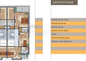 Роскошные виллы 6+1 в черте города Анталии