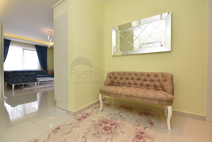 Квартира 2+1 с мебелью в районе Кестель в 200 м от моря